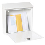 Boîte aux Lettres en Acier  Premium Maxi E5611  Grande capacité  Blanc