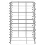 vidaXL Lits surélevés en gabion 3 Pièces 30x30x50 cm Fer