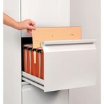 Lot de 25 Sous dossiers chemise 2 rabats HV 240g Saumon OXFORD