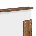 vidaXL Tête de lit Bois Ancien 120 cm Bois d'ingénierie