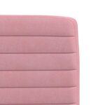vidaXL Chaises à manger lot de 6 rose velours