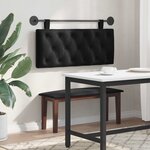 vidaXL Tête de lit suspendue Noir Velours