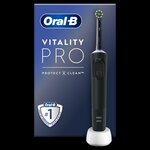 Oral-B Brosse à Dents Électrique Noire  1 Brossette