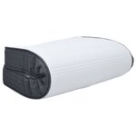 vidaXL Matelas de sommier à lattes 190x140x20 cm mi-doux tissu