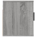 vidaXL Meuble TV mural Sonoma gris 40x34 5x40 cm