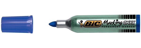 Marqueur Permanent MARKING ONYX 1482 Pointe Ogive Trait 1 5 mm Bleu BIC