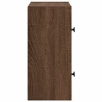 vidaXL Bibliothèque chêne marron 40x24x52 cm bois d'ingénierie