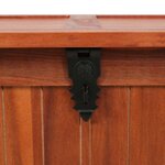 vidaXL Coffre de rangement 79x34x32 cm Bois d'acacia solide