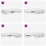 vidaXL Ensemble de canapés d'extérieur 11 pc Blanc et gris clair