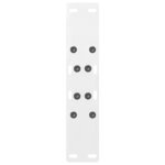 vidaXL Pieds de table basse en forme de A  2 pièces  blanc  50 x (42-43) cm  acier