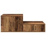 vidaXL Armoire de rangement Bois ancien 127 x 41 x 40 cm