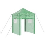 vidaXL Serre avec toit Vert 200 x 200 x 300 cm Acier
