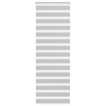 vidaXL Store zèbre gris clair largeur du tissu 85 9 cm polyester