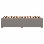vidaXL Cadre de lit sans matelas taupe 90x190 cm tissu
