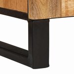 vidaXL Buffet avec porte Marron 60 x 33 x 75 cm Bois de mangue massif
