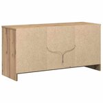 vidaXL Meuble TV Marron 100 x 34 x 50 cm Bois d'ingénierie