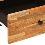 vidaXL Cabinet de chevet avec tiroir 2 Pièces Marron 40 x 33 x 46 cm
