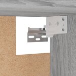 vidaXL Garde-robe Sonoma gris 100x32 5x35 cm Bois d'ingénierie