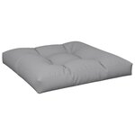 vidaXL Coussins de palette lot de 2 gris tissu