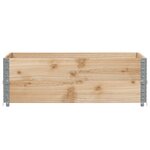 vidaXL Jardinière 120x80 cm bois massif de pin