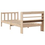 vidaXL Cadre de lit sans matelas 90x190 cm bois de pin massif