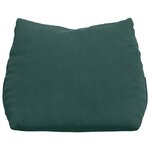 vidaXL Coussin de Dos Vert foncé 45 x 20 x 35 cm