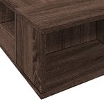 vidaXL Cadre de lit sans matelas chêne marron 90x200 cm
