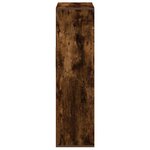 vidaXL Bibliothèque chêne fumé 66x31x112 cm bois d'ingénierie