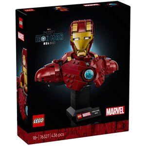 LEGO Marvel - Buste d'Iron Man MK4 - 76327 : Un chef-d'œuvre à construire et exposer