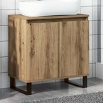 vidaXL Armoire de salle de bain chêne artisanal 58x33x60 cm