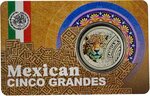 Pièce de monnaie en Argent 500 Francs g 7.77 (1/4 oz) Millésime 2026 Mexican Cinco Grandes JAGUAR