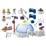 PLAYMOBIL 9055 - Sport et Action - Quartier général des explorateurs polaires
