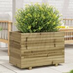 vidaXL Jardinière 70x40x49 5 cm bois de pin imprégné