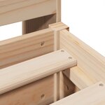 vidaXL Cadre de lit sans matelas 180x200 cm bois massif de pin