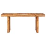 vidaXL Table de salle à manger 180x90x75 cm Bois solide d'acacia