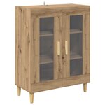 vidaXL Haut Armoire Chêne artisanal 69 5 x 34 x 180 cm