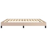 vidaXL Cadre de lit Cappuccino 160x200 cm Similicuir