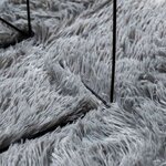 vidaXL Tapis shaggy à poils longs NAVARRA gris clair 120x170 cm