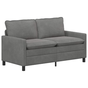 vidaXL Canapé Gris foncé 156 x 81 x 87 5 cm Velours
