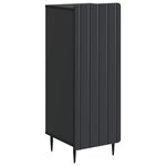vidaXL Buffet Noir 34 5 x 33 x 92 cm Bois d'ingénierie