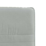 vidaXL Chaise à manger Gris clair Velours
