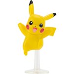 Jazwares PKW3402 - Pokémon - Set de 4 figurines de bataille - Pikachu  Crokel  Kwaks  Felori