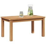 vidaXL Table basse Marron 70 x 40 x 36 cm Bois de teck massif