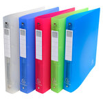 Classeur 4 anneaux 3cm polypro Chromaline (avec étiquette) - A4 maxi  couleur aléatoire EXACOMPTA