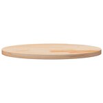 vidaXL Dessus de table Ø70x2 5 cm Bois de pin massif