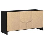 vidaXL Unites TV Noir 100 x 34 x 50 cm Bois d'ingénierie