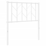 vidaXL Tête de lit de remplacement métal blanc 75 cm