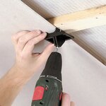 Wolfcraft kit pince de fixation pour plaques de plâtre 8 pièces 4040000