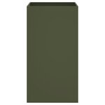 vidaXL Jardinière vert olive 42x38x75 cm acier