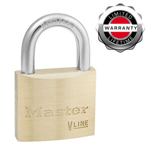 4140EUR Cadenas à Clé en Laiton  Doré  6 x 4 x 1 3 cm